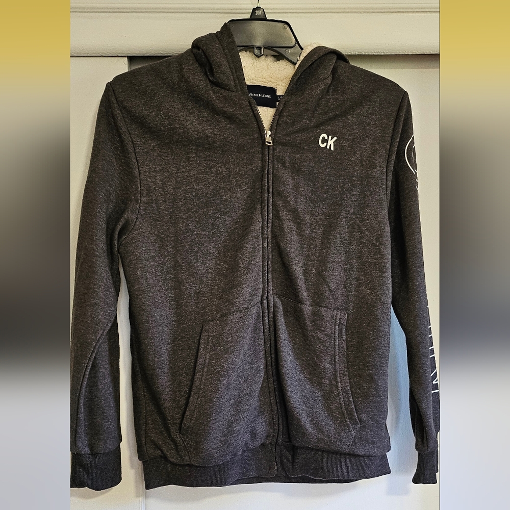 Calvin Klein Sherpa Jacket - size 14/16